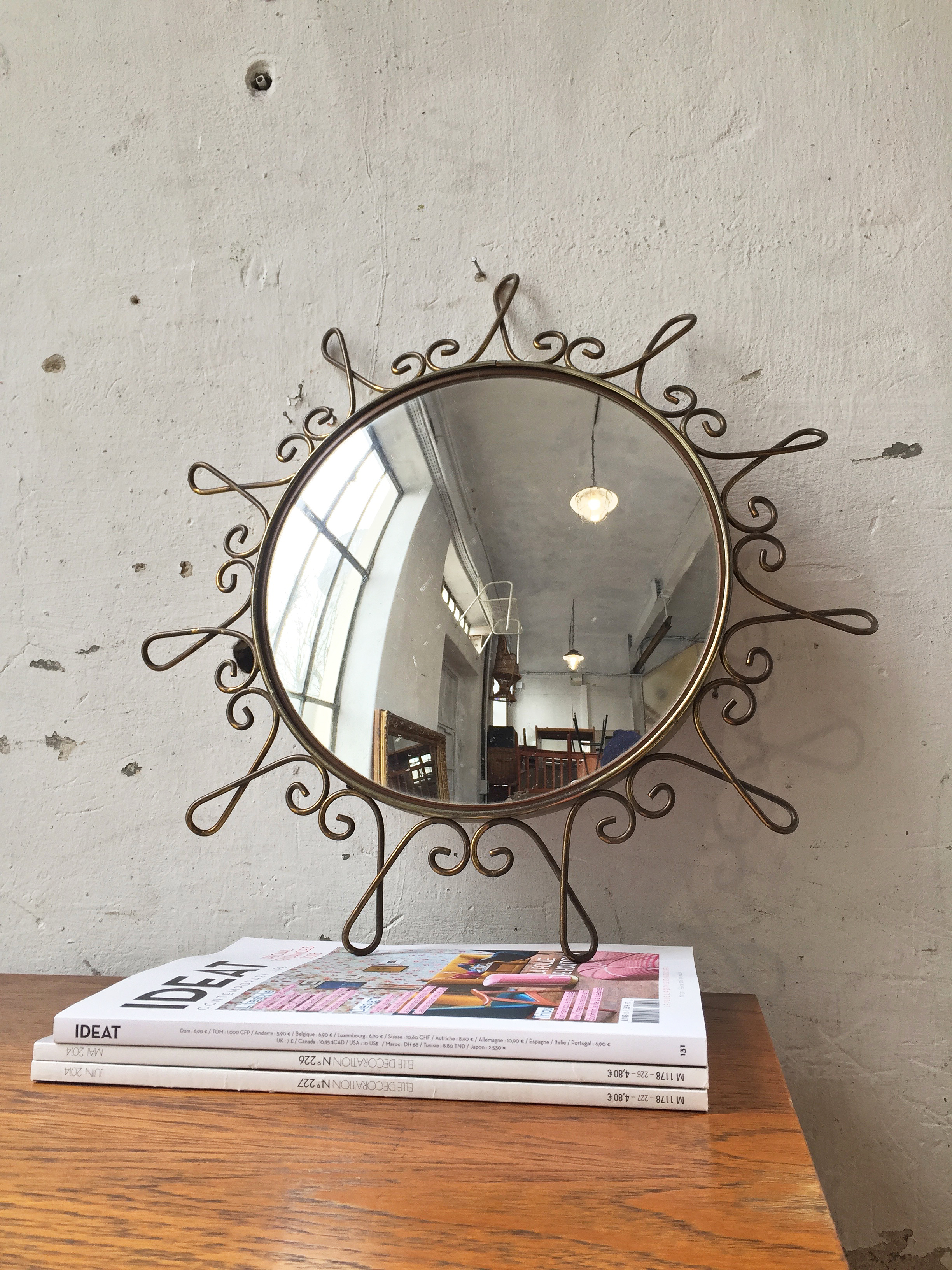 miroir convexe laiton - Mein Lieber